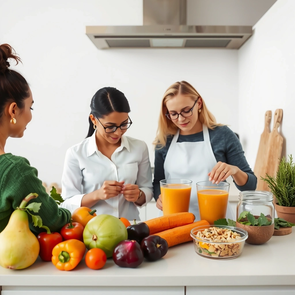 Atelier cuisine healthy avecクライアント